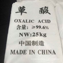 Oxalic Acid 99.6% Dihydrate Crystal Powder Needle Industry Tech Grade White Grey Bag for Dyeing Textile Leather Marble Polish CAS 6153-56-6